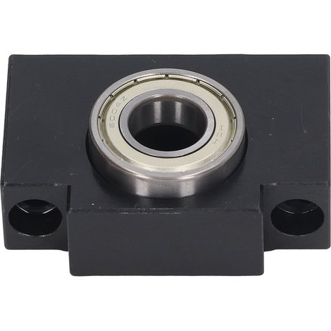 Support de vis à billes en acier haute carbone, bloc de fixation résistant à la corrosion pour extrémité de vis, montage robuste et durable. (1/5)