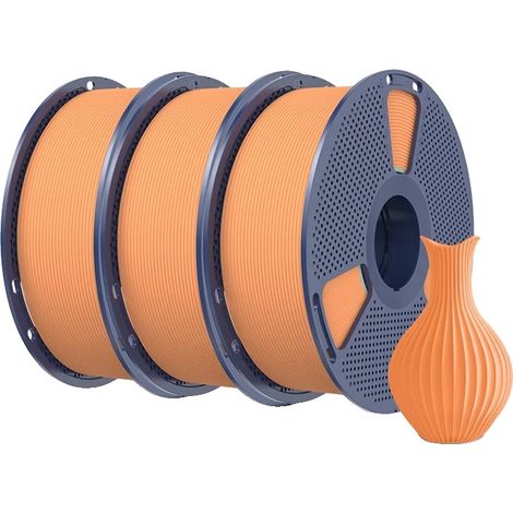 Filamento per stampante 3D ad alta velocità, avvolto ordinatamente, colore arancione Sunny Orange (HSMPLA). (1/2)