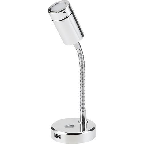 12VDC 1500LM Adjustable Rotating LED Reading Lamp for Marine Car Table Lamp with USB Charging Interface (1/5)