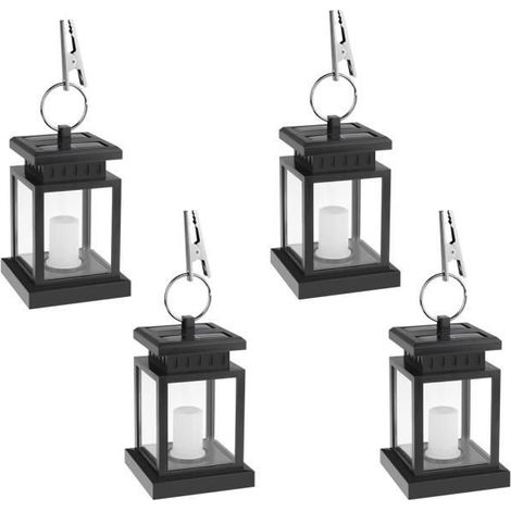 Lanterne solaire suspendue ONEVER - Ambre - Extérieur (1/4)
