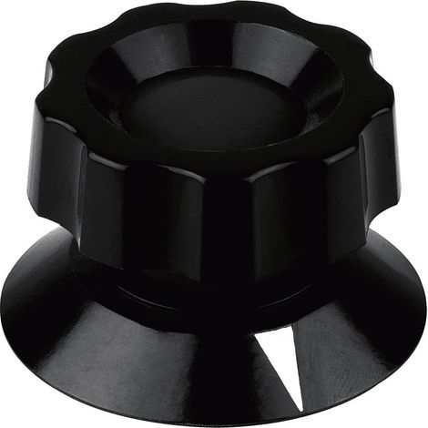 Mentor 474.91 474.91 Manopola rotativa Nero (Ø x A) 58 mm x 35.5 mm 1 pz. (1/2)