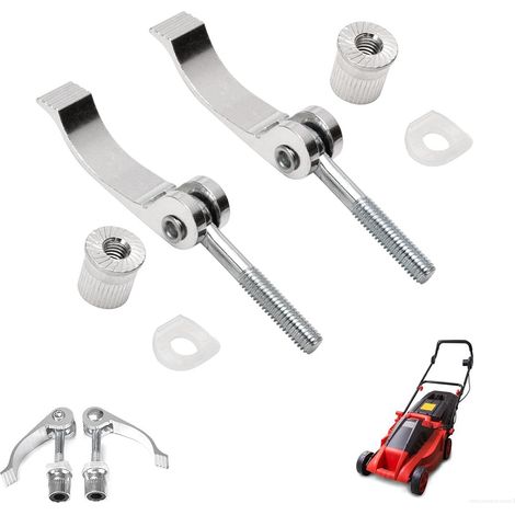 2 pcs Poignée de Tondeuse Vis pour Tondeuse à Gazon Poignée Universelle de Tondeuse à Gazon Tondeuse À Gazon Accessoires,Convient à La Plupart des Modèles de Tondeuses à Gazon,Solide (1/5)