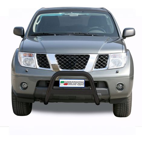 Pare-buffle Avant pour Nissan Pathfinder 2005-2011 63 mm en Acier Noir (1/5)