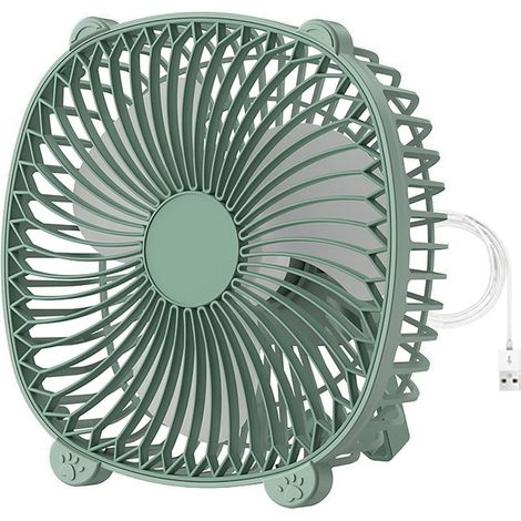 Ventilateur de bureau avec câble USB, refroidisseur compact et silencieux, ventilateur de refroidissement pour suspension ou montage mural, pour bureaux debout, pour la maison, le bureau (1/4)