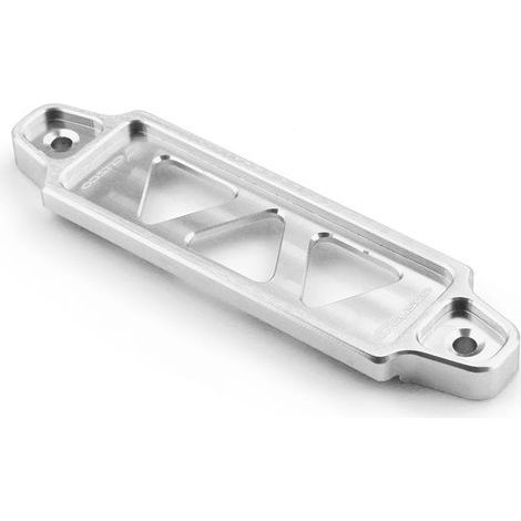 Befestigungsklammern für Autobatteriehalter aus Aluminiumlegierung, dreieckiger 3-Loch-Batteriehalter – silber (1/5)