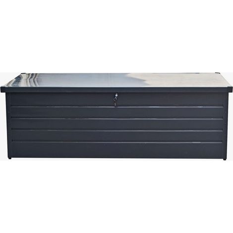 Coffre de Rangement 185 x 82 x 75 cm 0.4 mm Gris Anthracite (1/5)