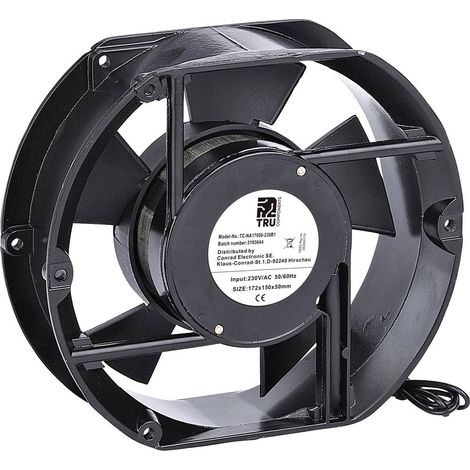 TRU COMPONENTS TC-NA17050-230B1 Ventola assiale 230 V/AC 299 m³/h (L x L x A) 172 x 150 x 50 mm