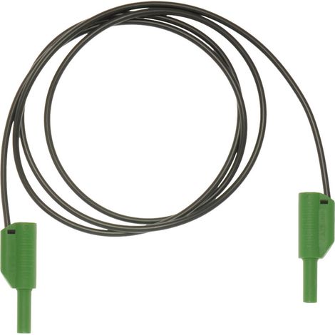 Metrel A 1341 Sicherheits-Messleitung Bananenstecker 4 mm Bananenstecker 4 mm 1.50 m Schwarz, Grün 1