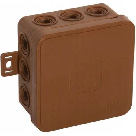 V5 Flexible Box n/t 75x75x41mm Klick Braun