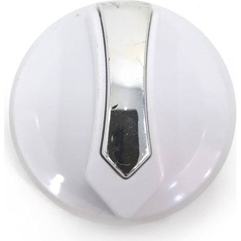 Botón plateado y blanco para lavadora Tangarus (1/3)