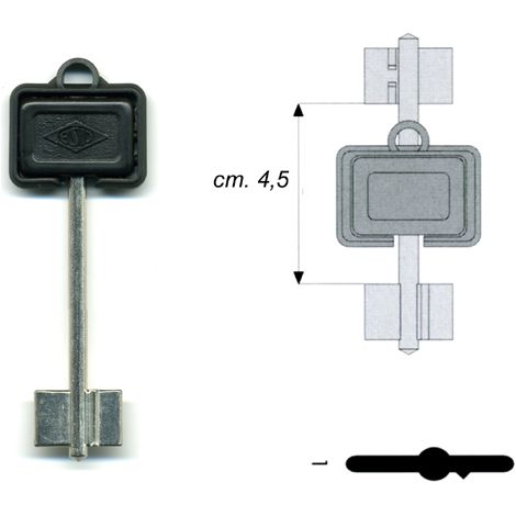 Cisa 00110-00-1 Chiave Doppia Mappa Dx
