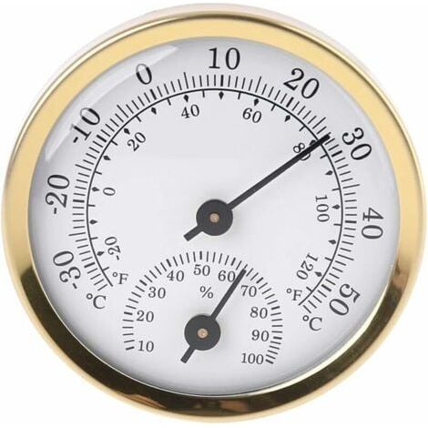 Thermomètre intérieur analogique hygromètre - Affichage de la température de l'humidité (1/5)