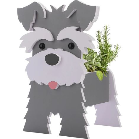 Pot de fleurs décoratif pour chiens (1/5)