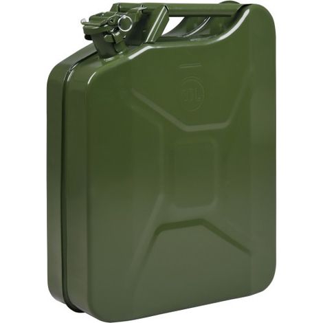 Jerrican - Bidon à Carburant 20L en Métal Vert. Certifié UN (ONU) et sécurisé (1/5)