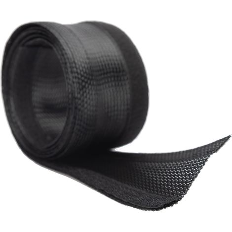 Digitus Kabelorganisator schwarz 2 Meter flexibel (1/4)