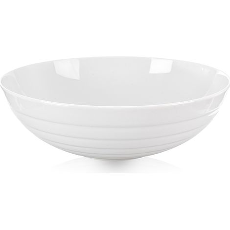 Saladier MONA en porcelaine blanche, 26 cm, 2,5 l