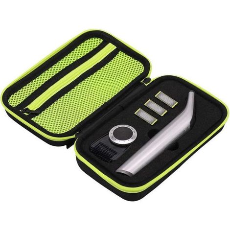 Périphériques Gamers,1pc Barbe Tondeuse Sac De Rangement Boîte Étui Rigide Housse De Protection Pour Philips - Type Black green
