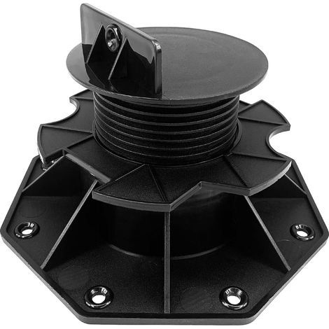Cadre de support d'équilibre, quille en bois plastique aérien, supports de pierre, supports de pierre terrasse poutre à hauteur réglable planche de bois pour dalles de terrasse céramique pierre béton (1/5)