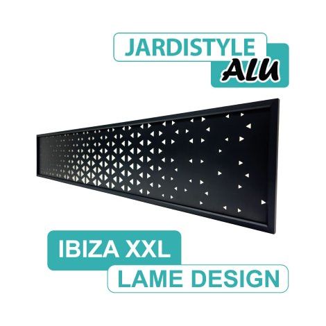 Lame Design Aluminium Gris Anthracite 2 mètres - IBIZA XXL