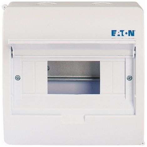 Coffret en saillie IP40 1 rangée 8 mod porte blanche 000281690 EATON BC-O-1/8-TW-ECO (1/3)