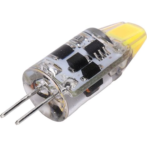 Ampoule G4 à intensité variable, sans scintillement, à économie d'énergie, 200 lm, petite ampoule à culot réglable, convient aux suspensions, plafonniers, appliques murales et lampes de table. Blanc f (1/5)