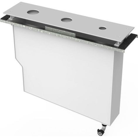 Réservoir pour robinetterie de rebord de baignoire WHITEMAT (blanc mat) - TRES 20324501BM