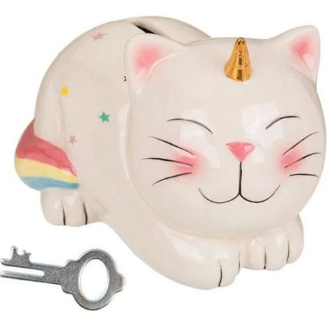 Tirelire Chat licorne 12 cm (1/2)