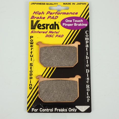 Plaquette de frein Vesrah pour Moto Kawasaki 1000 GPZ 1986 à 1989 (1/2)