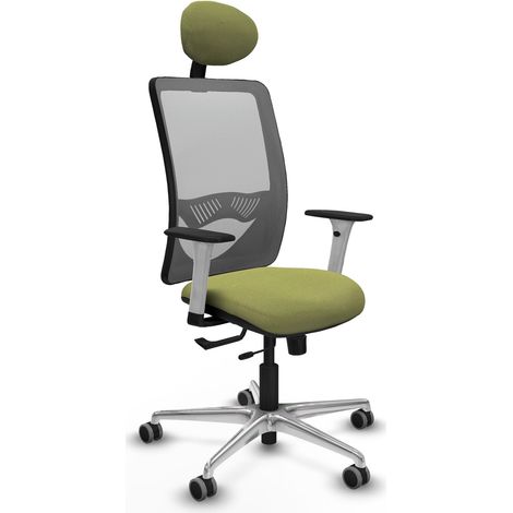 Silla de oficina piqueras y crespo Zulema blanco espuma alta calidad (1/2)