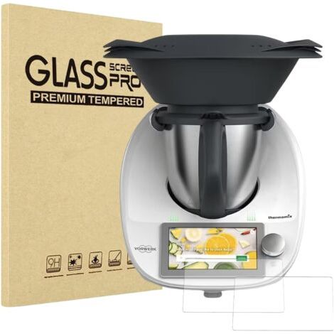 Tempered Glass for Vorwerk Thermomix TM5 [Pack of 2] Scratch-Resistant Screen Protectors