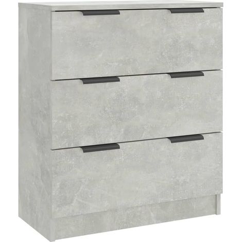 Maison Exclusive - Credenza Grigio Cemento 60x30x70 cm in Legno Multistrato