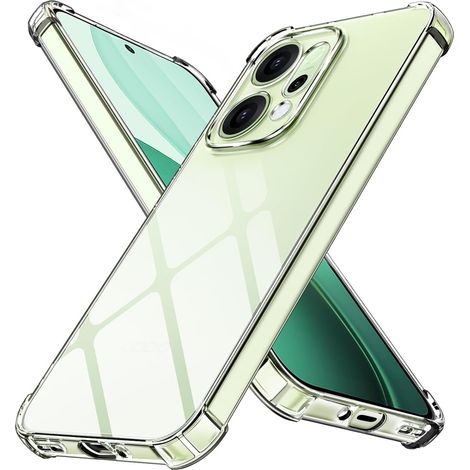 Oppo Reno 14 Hülle, stoßfest, transparent (1/5)