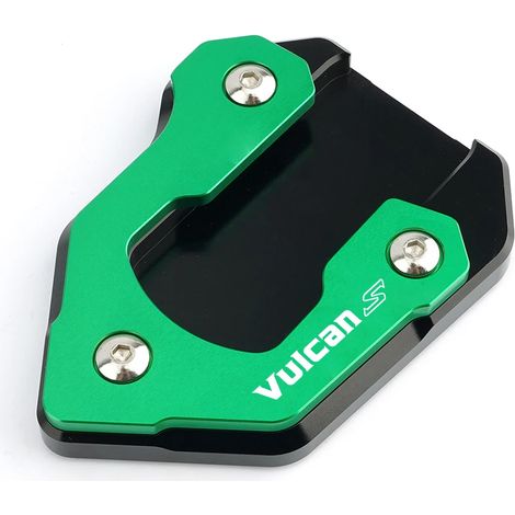 (Vert) Compatible avec KAWASAKI Vulcan S 650 VN650 2015-2021 2022. Nouvelle béquille latérale de haute qualité pour moto, avec plaque de support et extension. maxpower (1/4)