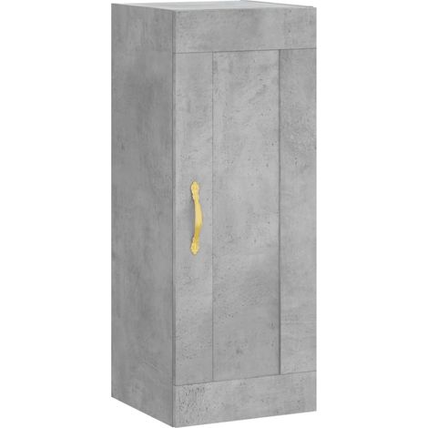 Maison Exclusive - Armario de pared madera ingeniería gris hormig (1/5)