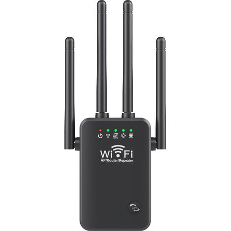 Amplificador WiFi de 300 Mbps, repetidor inalámbrico para el hogar y la oficina, enchufe europeo 110-220 V. (1/5)