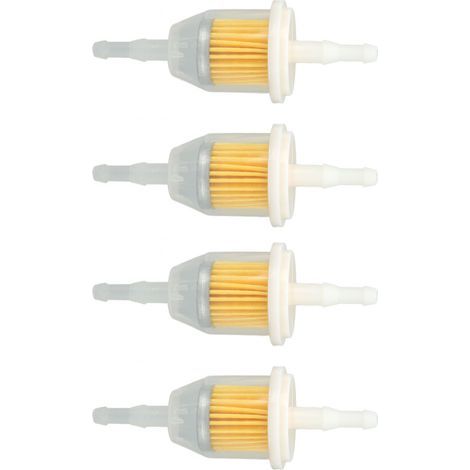 4 GY20709 Kraftstofffilter mit Adaptern für 1/4-Zoll- und 5/16-Zoll-Leitungen für Traktoren und Rasenmäher