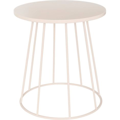 Tavolino beige latte 38x38x42cm - Atmosphera créateur d'intérieur