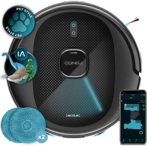 Aspirador robot Cecotec Conga 9990 negro 10000 Pa