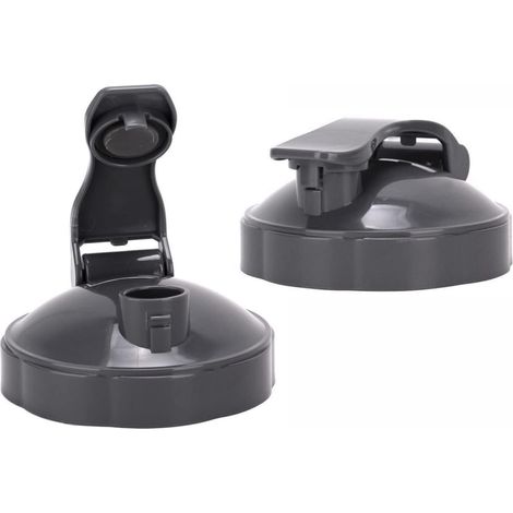 Lot de 2 Couvercles Rabat To Go Plastique Sans BPA Étanches pour Gobelets Mixeur 18-32oz Transport Quotidien (1/5)