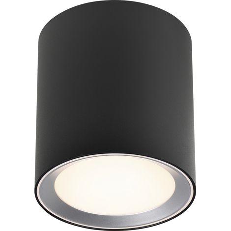 Nordlux Landon Long LED-Bad-Deckenleuchte LED LED 6.5 W Warmweiß bis Neutralweiß Schwarz (1/4)