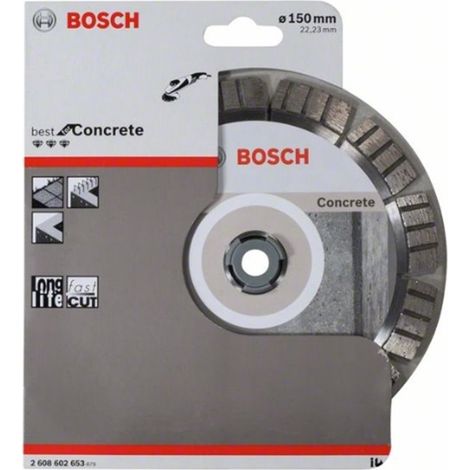 Bosch Profesional 2 608 602 653 - Disco de corte diamante Best for Concrete 150 x 22,23 2,4 12 mm (pack 1)
