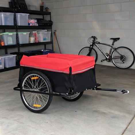 Remorque vélo pliable 140 x 88 x 60 cm capacité 40 kg (1/5)