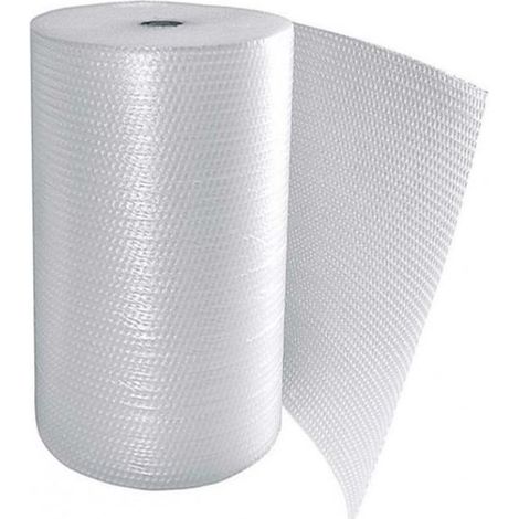 FPLUS plastico burbuja 1x10 mts , Protege sus productos: film de polietileno que amortigua los golpes y las vibraciones durante la expedición.
