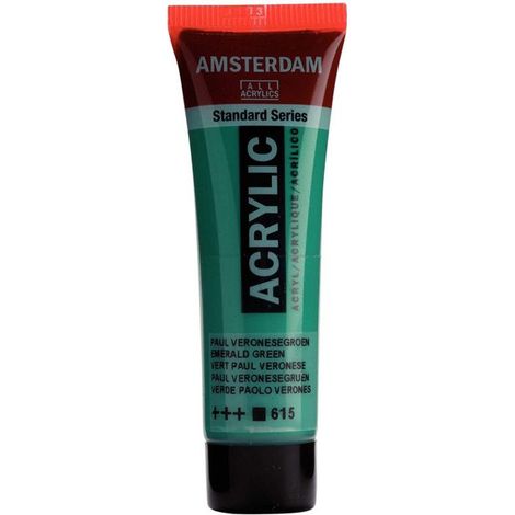 Peinture acrylique - Amsterdam - Verde Paolo Veronese - 20 Ml - Haute résistance - Diluable à l'eau (1/2)