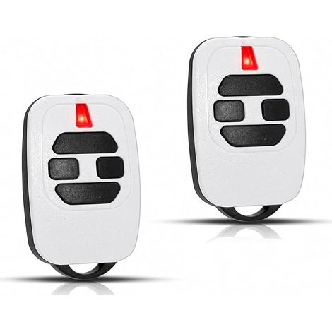 Set di 2 telecomandi per DEA 433,92 MHz compatibili con GTI2, GTI4, GT2, GT4, Mio TR2, TR4, TR2N, TR4N, Genie 273, Gold 288 – telecomando per porte da garage e cancelli con una portata fino a 150 m (1/5)