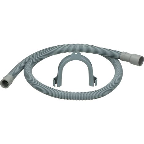 Ersatzteil - Ablaufschlauch -  - WHIRLPOOL, BAUKNECHT, ARISTON HOTPOINT, IGNIS, LADEN, BRANDT, SCHOLTES, THOMSON, VEDETTE, INDESIT, ARTHUR MARTIN ELECTROLUX, SIEMENS, BOSCH, PRIVILEG, 2I MARCHI, HANSE