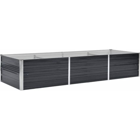 Maison Exclusive - Arriate de acero galvanizado gris antracita 24 (1/5)