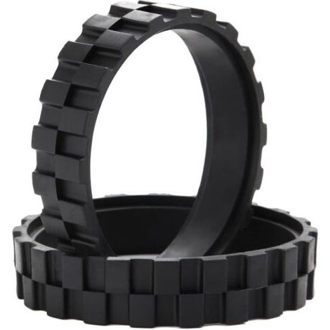 Pneu de remplacement compatible avec les roues IRobot Roomba séries 500, 600, 700, 800, 900 et I3, I6, I7, E5, E6, J9 Pneu antidérapant et haute (1/4)
