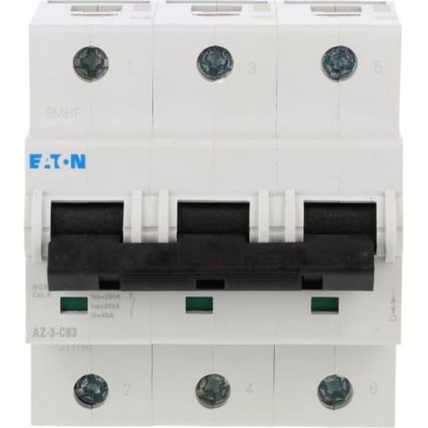 Interruptor automático 3P C 63A 25kA CA AZ-3-C63 211796
