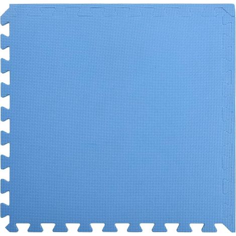 Bodenmatten 12 Stk. 4,32 m² EVA-Schaumstoff Blau vidaXL